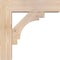 Ekena Millwork Merced Block Smooth Bracket w/ Offset Brace, Douglas Fir, 5 1/2"W x 18"D x 18"H BKT0604X18X18MRC05SDF - alternate 2